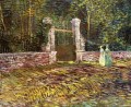 Entrance to the Voyer d Argenson Park at Asnieres Vincent van Gogh